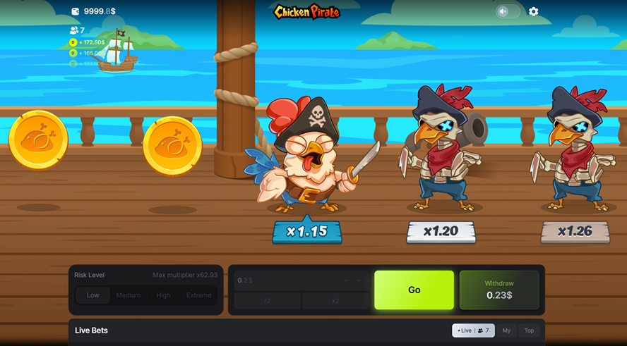 How to Play Chicken Pirates Online — Demo Version